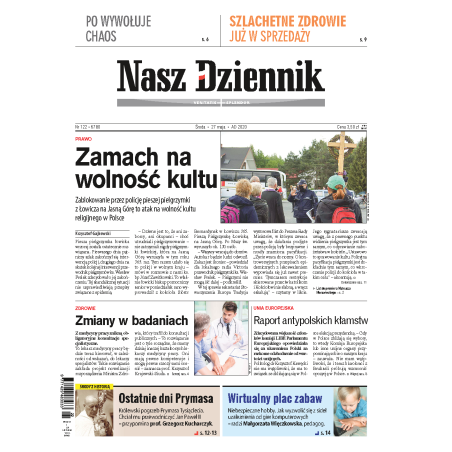 Nasz Dziennik z dnia 27.05.2020 wydanie PDF