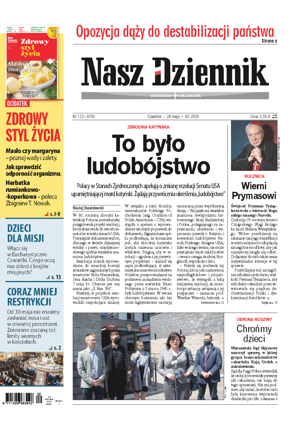 Nasz Dziennik z dnia 28.05.2020 wydanie PDF