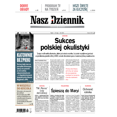 Nasz Dziennik z dnia 29.05.2020 wydanie PDF