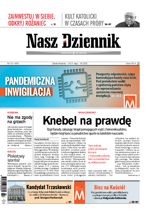 Nasz Dziennik z dnia 30.05.2020 wydanie PDF