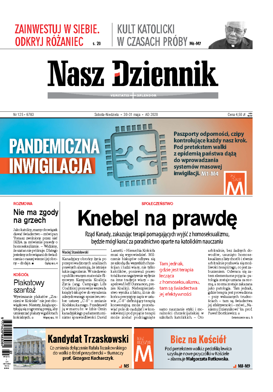 Nasz Dziennik z dnia 30.05.2020 wydanie PDF
