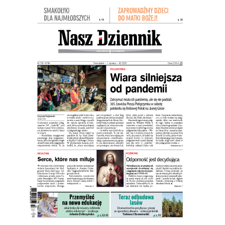 Nasz Dziennik z dnia 01.06.2020 wydanie PDF