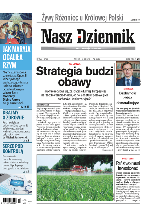 Nasz Dziennik z dnia 02.06.2020 wydanie PDF