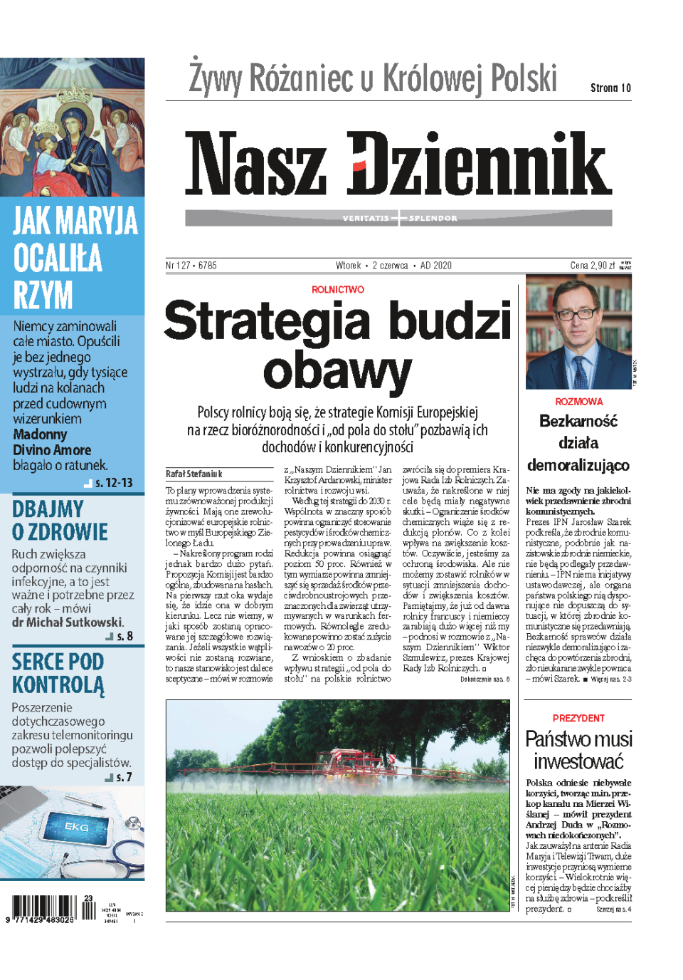 Nasz Dziennik z dnia 02.06.2020 wydanie PDF