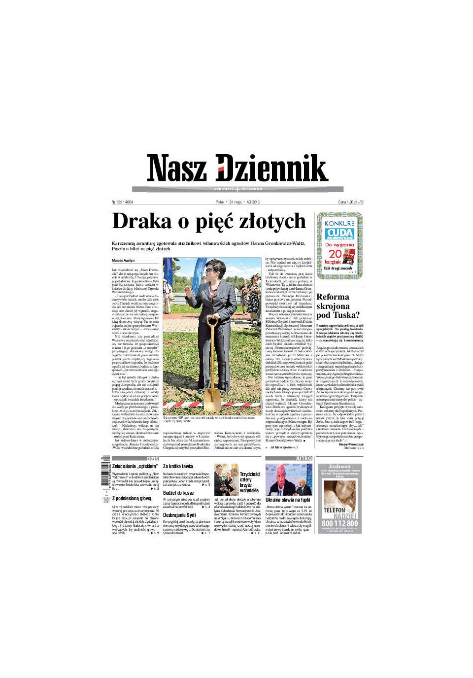 Nasz Dziennik z dnia 31.05.2013 wydanie PDF