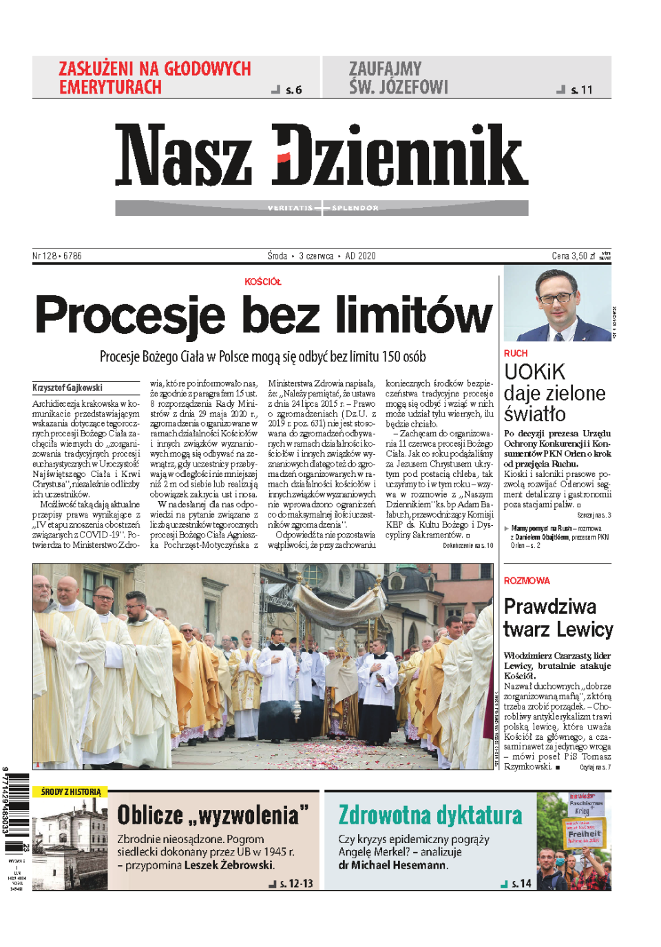 Nasz Dziennik z dnia 03.06.2020 wydanie PDF