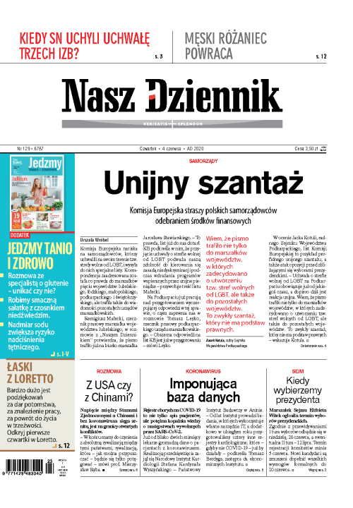 Nasz Dziennik z dnia 04.06.2020 wydanie PDF