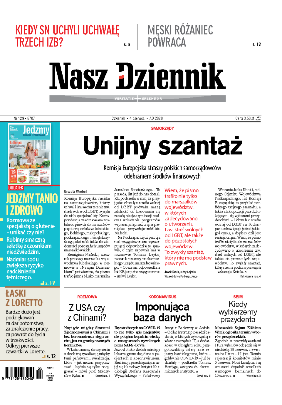 Nasz Dziennik z dnia 04.06.2020 wydanie PDF