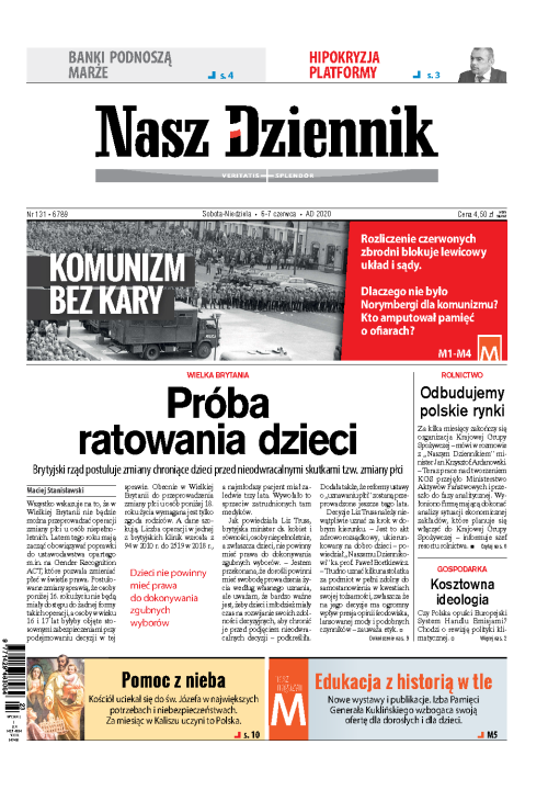 Nasz Dziennik z dnia 06.06.2020 wydanie PDF