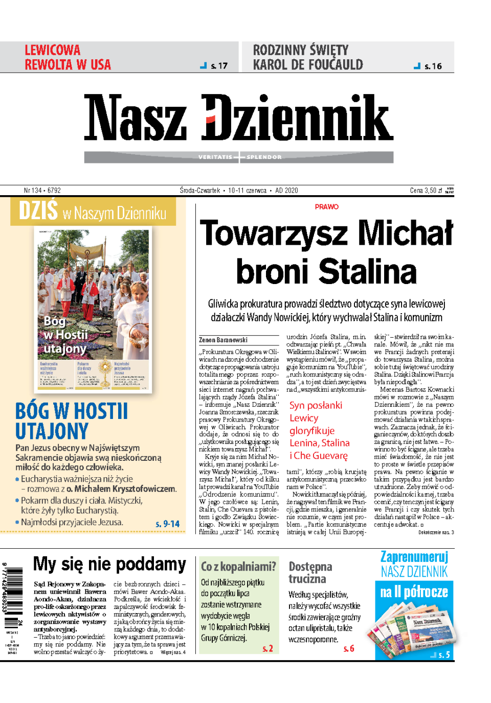 Nasz Dziennik z dnia 10.06.2020 wydanie PDF
