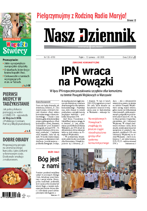Nasz Dziennik z dnia 12.06.2020 wydanie PDF