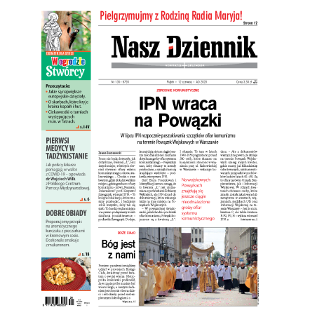 Nasz Dziennik z dnia 12.06.2020 wydanie PDF