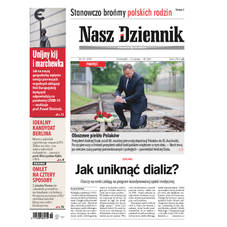 Nasz Dziennik z dnia 15.06.2020 wydanie PDF