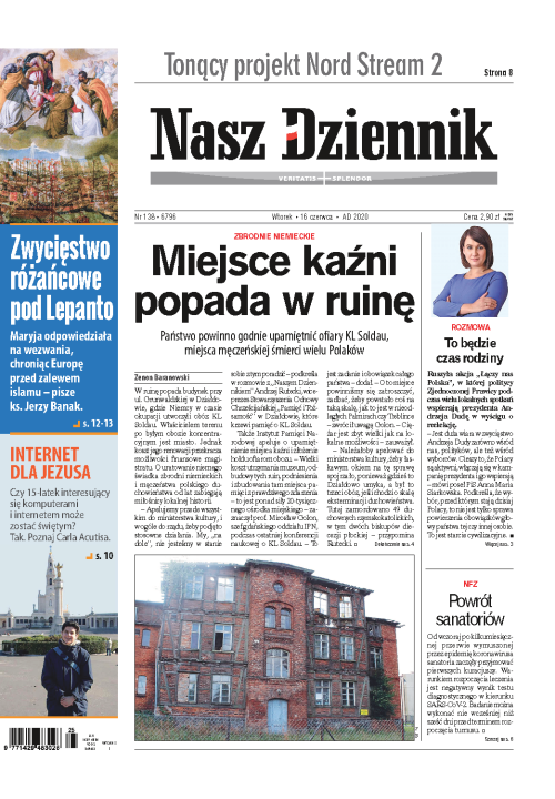 Nasz Dziennik z dnia 16.06.2020 wydanie PDF