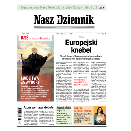 Nasz Dziennik z dnia 19.06.2020 wydanie PDF
