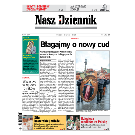 Nasz Dziennik z dnia 22.06.2020 wydanie PDF