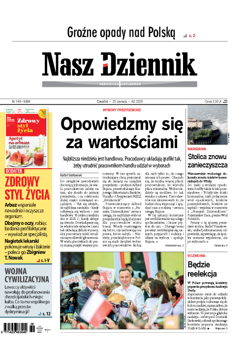Nasz Dziennik z dnia 25.06.2020 wydanie PDF