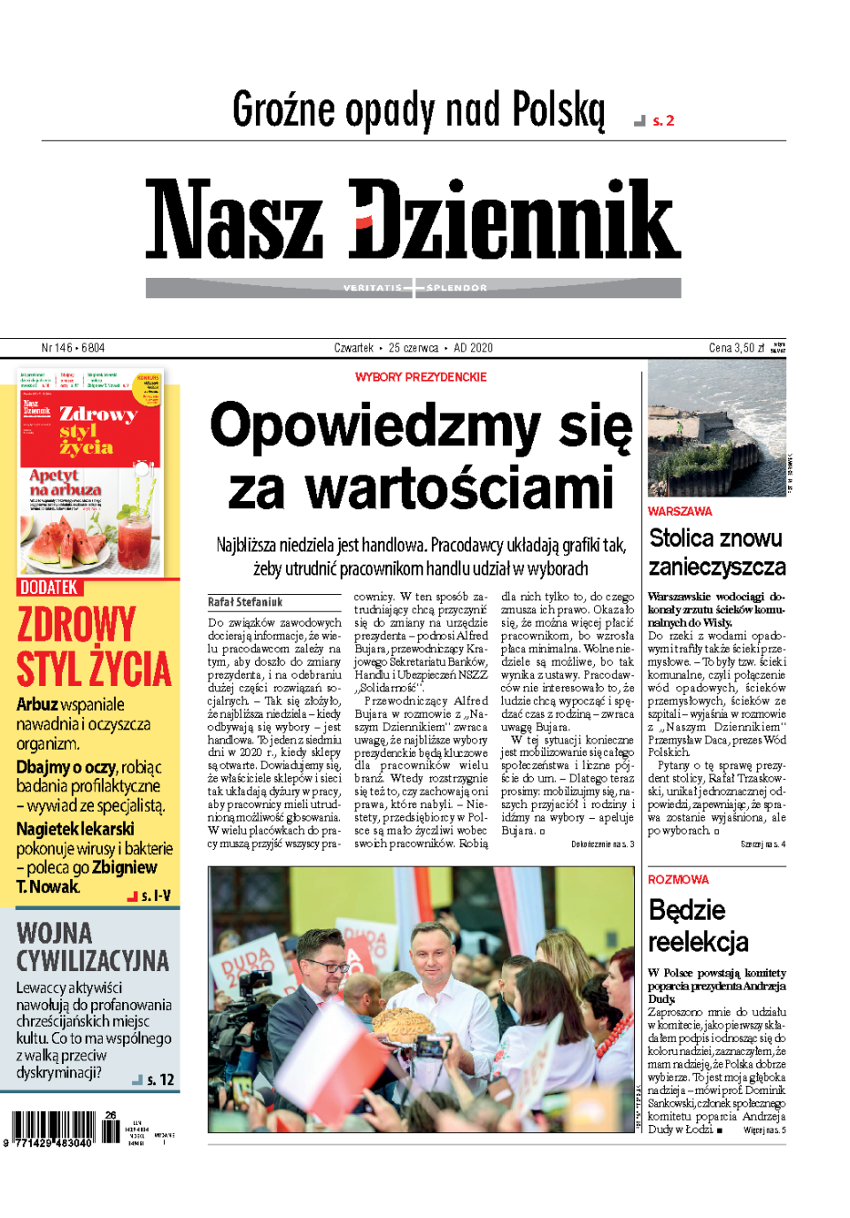 Nasz Dziennik z dnia 25.06.2020 wydanie PDF