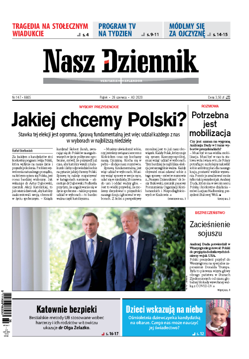 Nasz Dziennik z dnia 26.06.2020 wydanie PDF