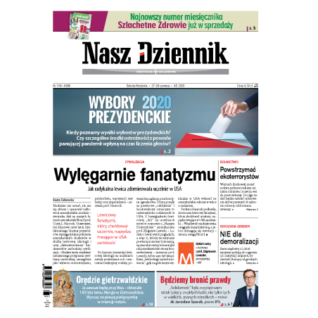 Nasz Dziennik z dnia 27.06.2020 wydanie PDF