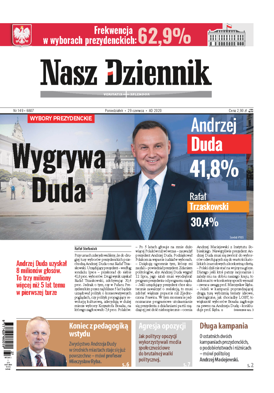 Nasz Dziennik z dnia 29.06.2020 wydanie PDF