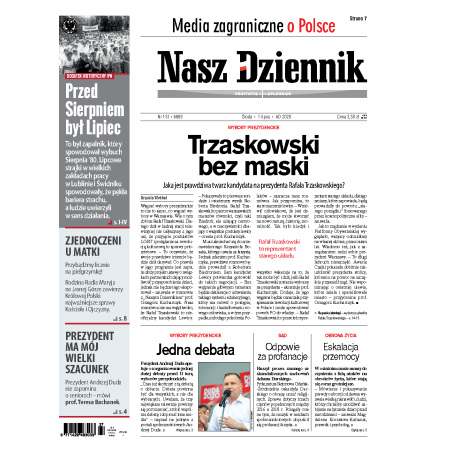 Nasz Dziennik z dnia 01.07.2020 wydanie PDF