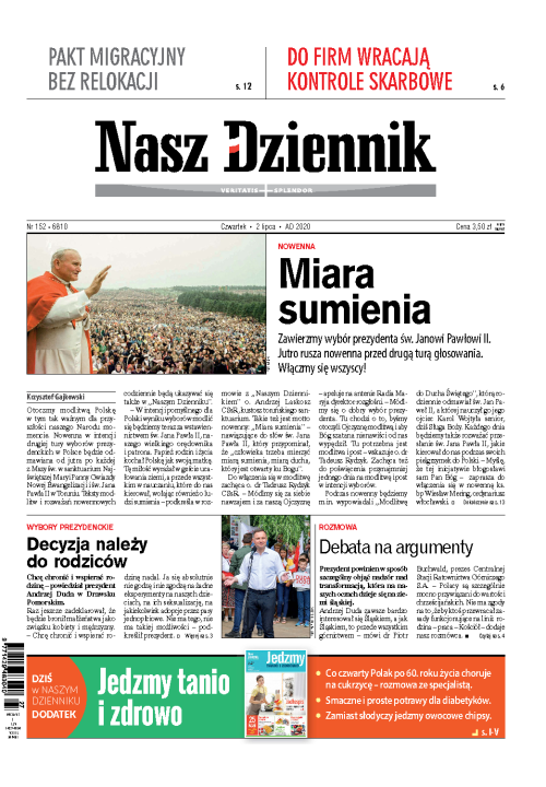 Nasz Dziennik z dnia 02.07.2020 wydanie PDF