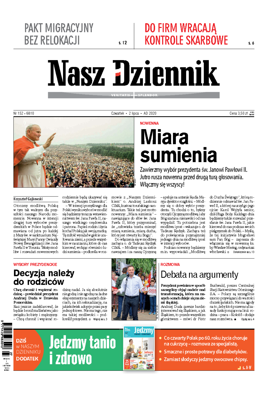 Nasz Dziennik z dnia 02.07.2020 wydanie PDF