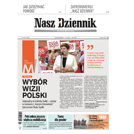 Nasz Dziennik z dnia 04.07.2020 wydanie PDF