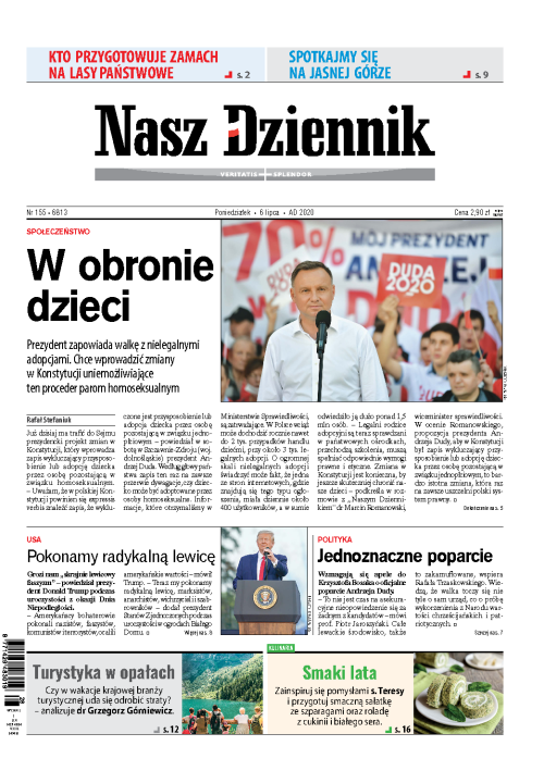 Nasz Dziennik z dnia 06.07.2020 wydanie PDF