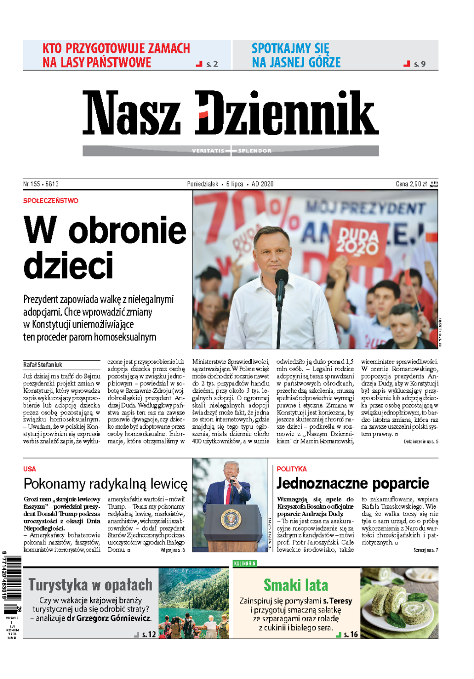 Nasz Dziennik z dnia 06.07.2020 wydanie PDF