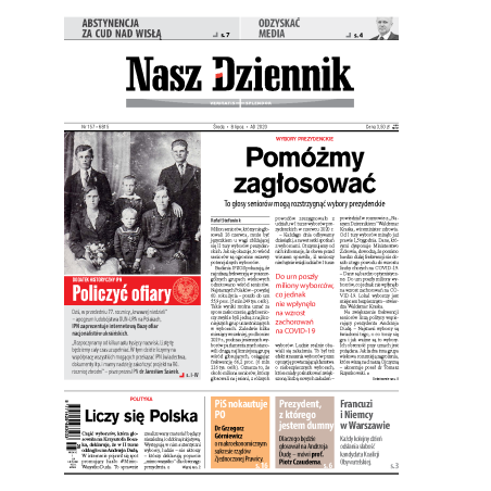 Nasz Dziennik z dnia 08.07.2020 wydanie PDF