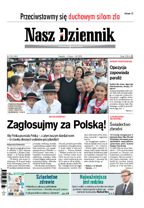 Nasz Dziennik z dnia 09.07.2020 wydanie PDF