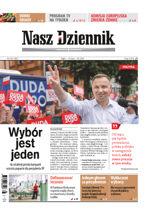 Nasz Dziennik z dnia 10.07.2020 wydanie PDF
