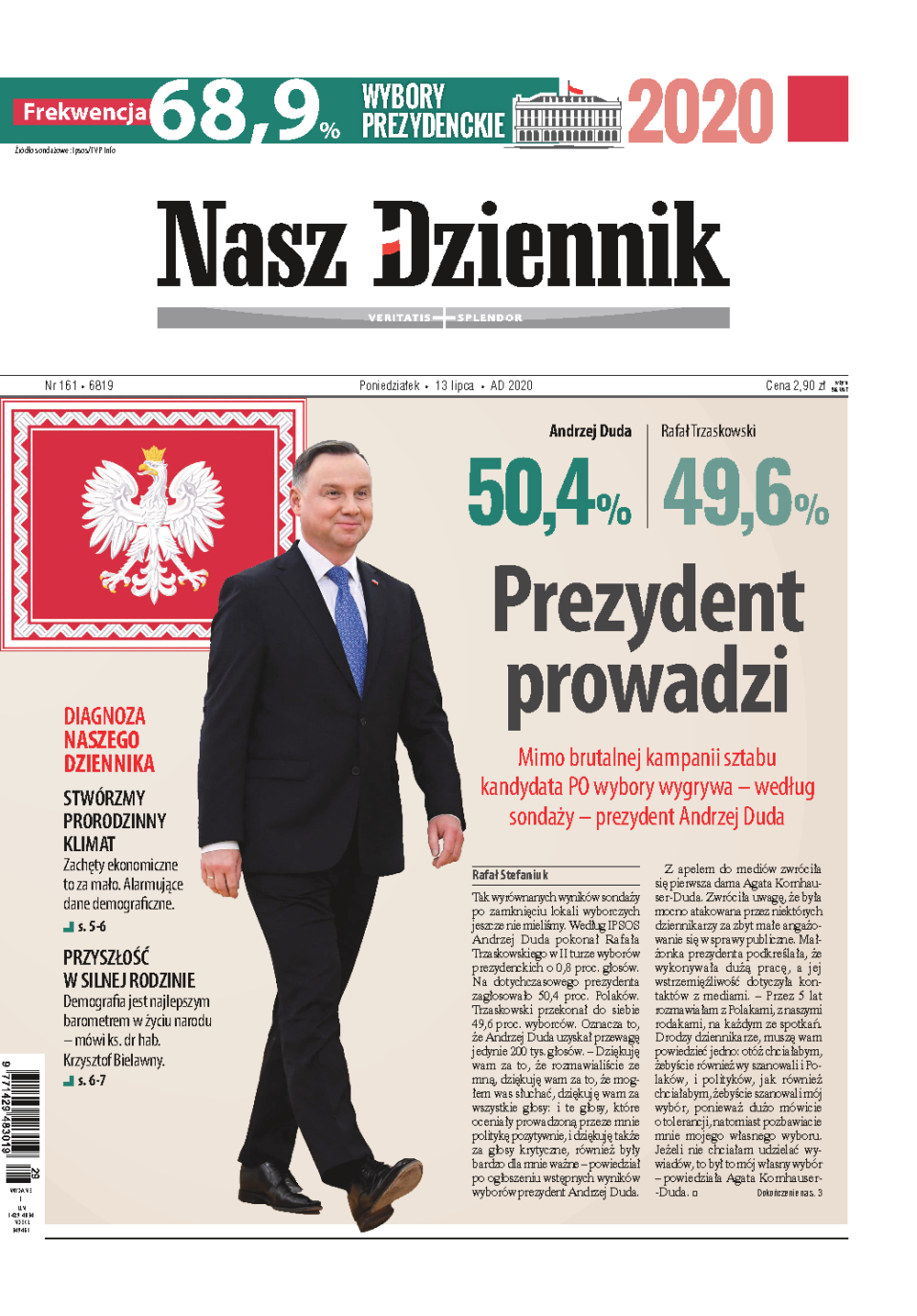 Nasz Dziennik z dnia 13.07.2020 wydanie PDF