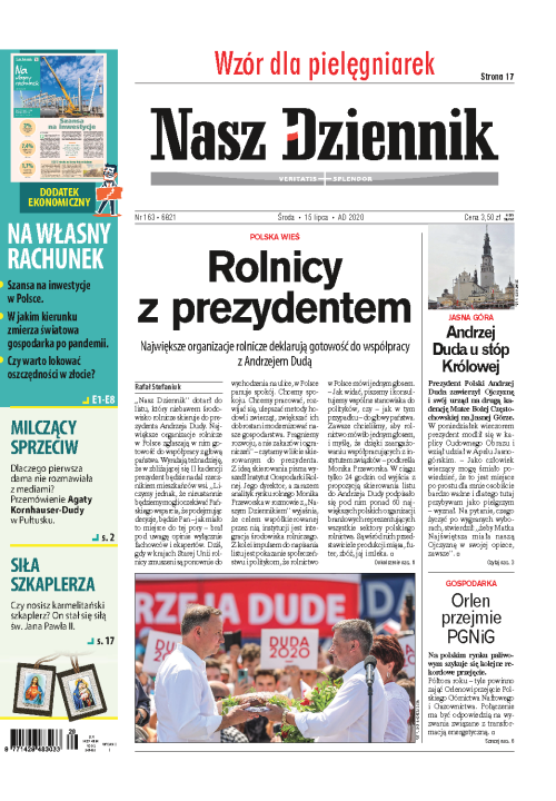 Nasz Dziennik z dnia 15.07.2020 wydanie PDF