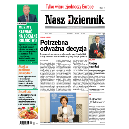 Nasz Dziennik z dnia 20.07.2020 wydanie PDF
