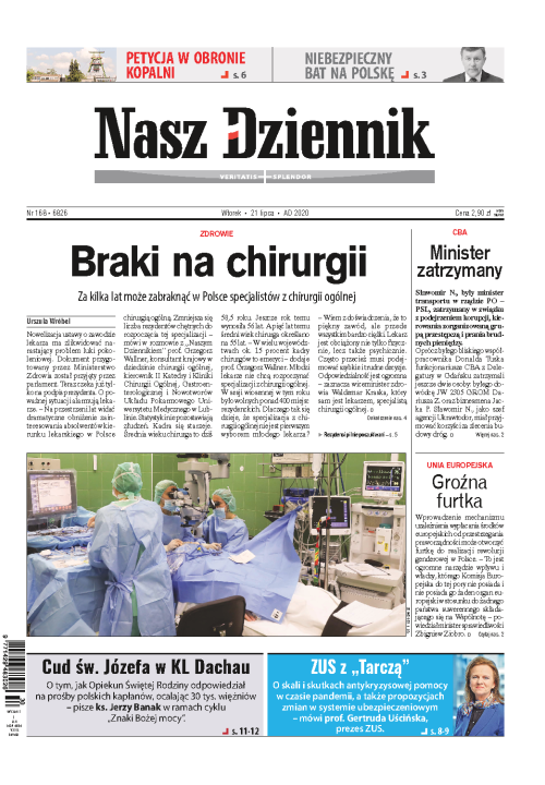 Nasz Dziennik z dnia 21.07.2020 wydanie PDF