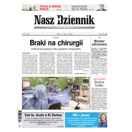 Nasz Dziennik z dnia 21.07.2020 wydanie PDF