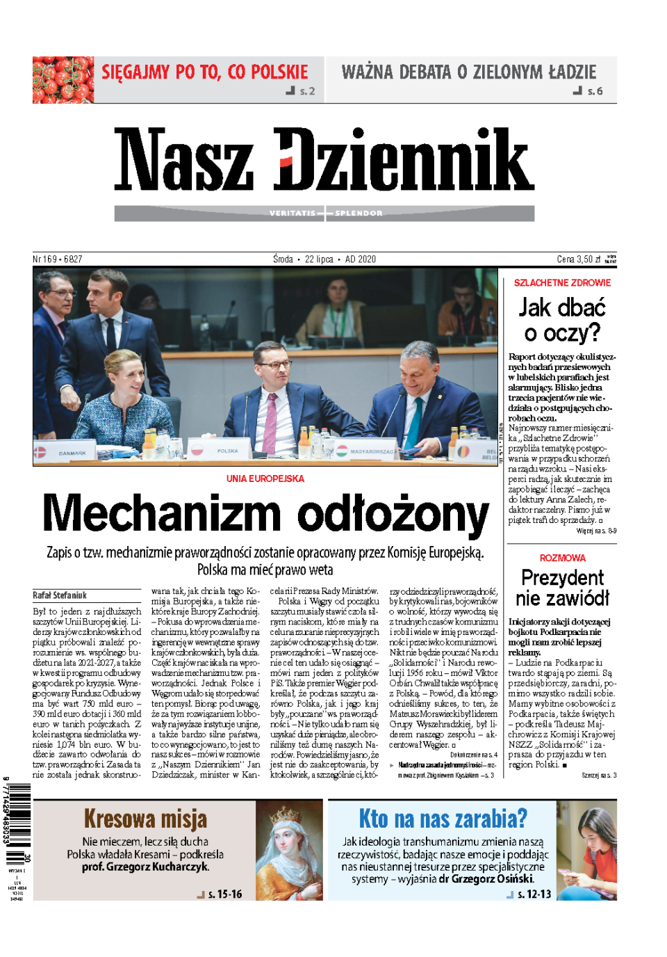 Nasz Dziennik z dnia 22.07.2020 wydanie PDF