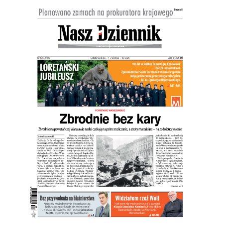 Nasz Dziennik z dnia 01.08.2020 wydanie PDF