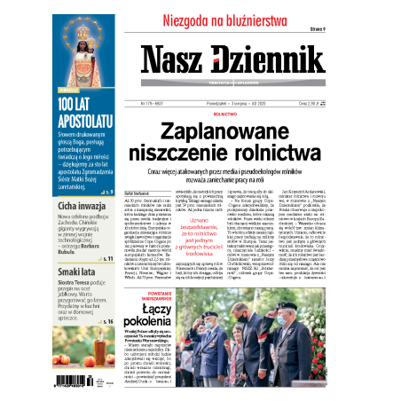 Nasz Dziennik z dnia 03.08.2020 wydanie PDF