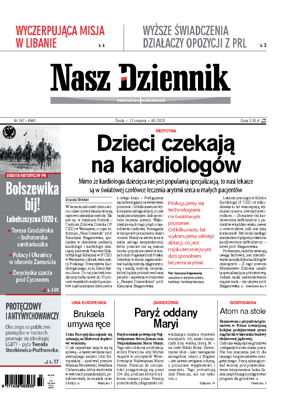 Nasz Dziennik z dnia 12.08.2020 wydanie PDF