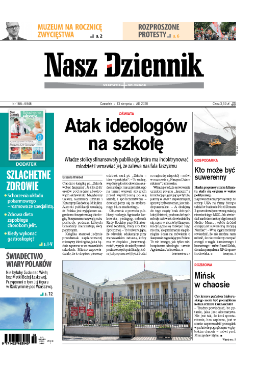 Nasz Dziennik z dnia 13.08.2020 wydanie PDF
