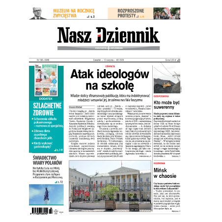 Nasz Dziennik z dnia 13.08.2020 wydanie PDF