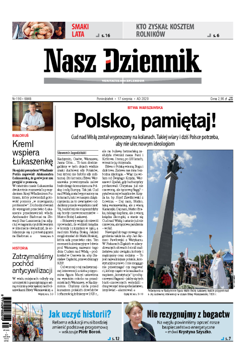 Nasz Dziennik z dnia 17.08.2020 wydanie PDF