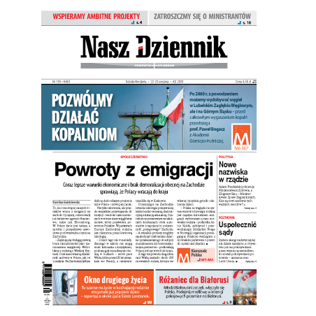 Nasz Dziennik z dnia 22.08.2020 wydanie PDF