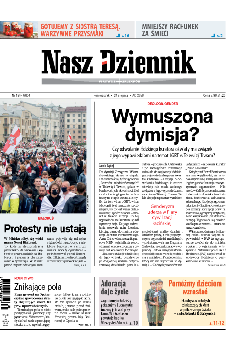 Nasz Dziennik z dnia 24.08.2020 wydanie PDF