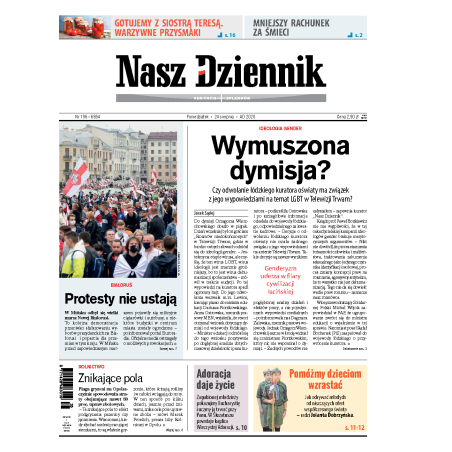 Nasz Dziennik z dnia 24.08.2020 wydanie PDF