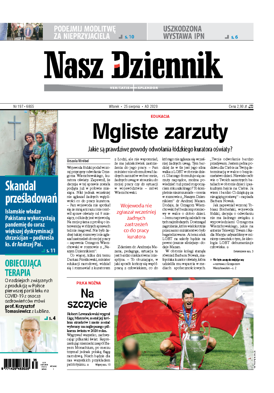 Nasz Dziennik z dnia 25.08.2020 wydanie PDF
